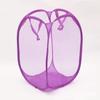 1pcs Mesh Pop Up Square Laundry Basket Foldable Dormitory Dirty Laundry Basket Storage Toy Storage Bag Dirty Laundry Basket
