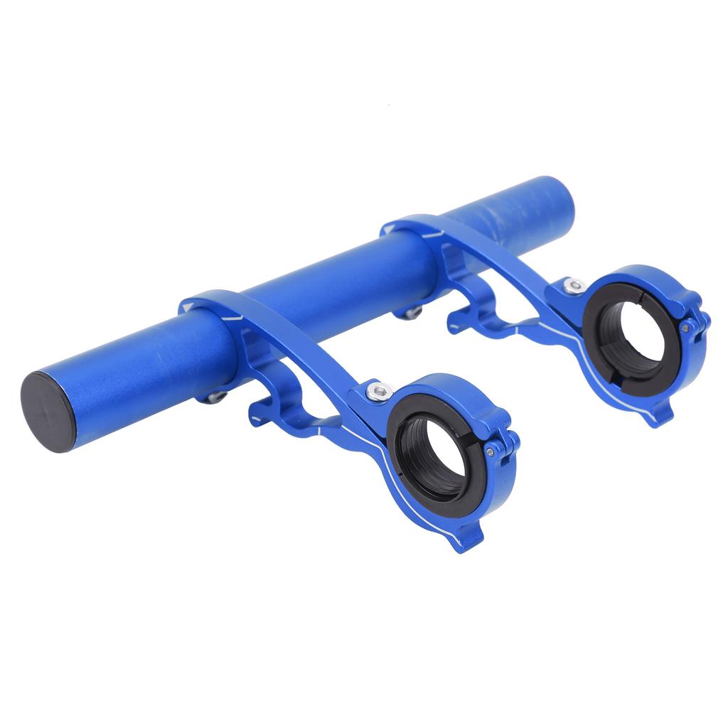 20CM Bike Handlebar Extender Bicycle Aluminum Alloy Handlebar Extension Bracket RackBlue
