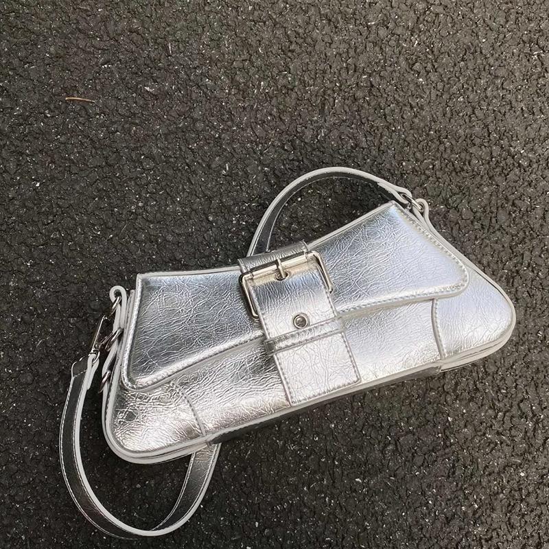 Women Shoulder Bag Luxury Designer Handbags Fashion Pu Leather Crossbody Bags For Ladies Top Handle Armpit Bag KTB