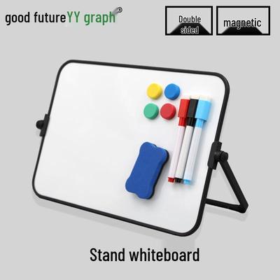 Magnetic Double-Sided Erasable Whiteboard & Chalkboard for Kids and Students