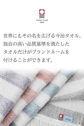 imaa Imabari Certified Bath Towel, 60cm x 120cm, Made in Japan, Antibacterial and Odor-Resistant, Cotton, Bamboo Rayon, Vacuum-Compressed, Blue-Green