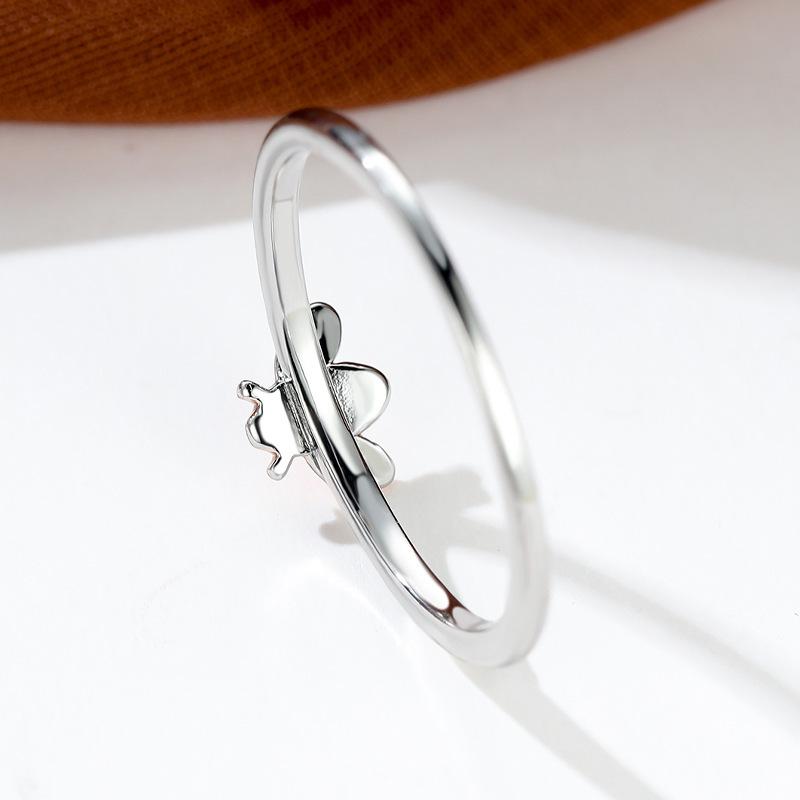 Popular little bee ring retro exquisite temperament small animal ring simple jewelry