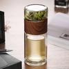 Glass Water Cup  Practical Water Bottle Plastic Leak-proof Drinking Cup  High Borosilicate Glass Tea Drink Bottle