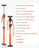 Cabinet Jack Support Pole, 2-Pack, 64.5-115 Cm Steel Telescopic Quick Support Rod, Adjustable 3rd Hand System Up To 100 Kg Capacity for Installing