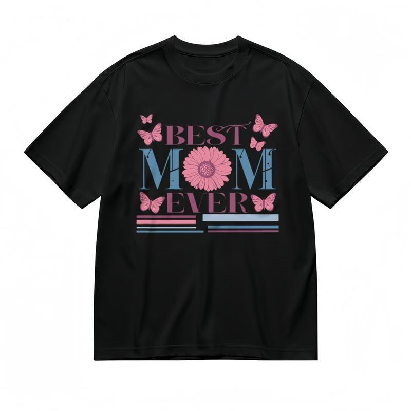 

Men s Fashion Trend Comfy Classic T-Shirt Butterfly Bloom Mother Love Design Tee 3XL