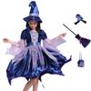 Abbigliamento Bambina Cosplay Strega Costume Vestito da Esibizione Abito Set
