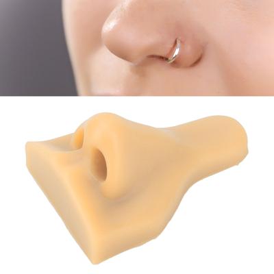 3D silikonový model nosu Flexibilní falešný nos Cvičný model pro nácvik stehů Šperky Displej