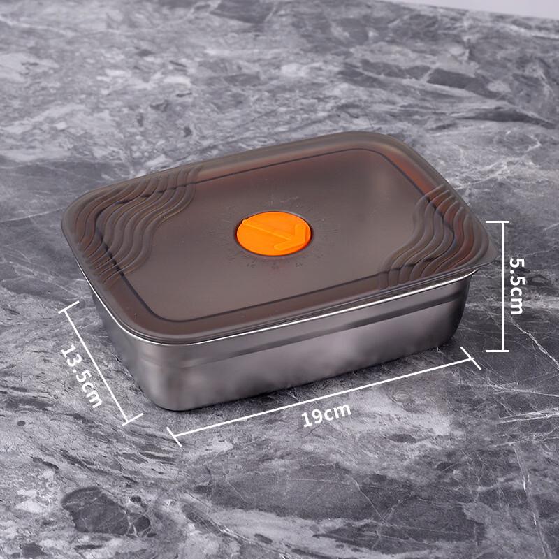 ZISIZ Stainless Steel Food Storage Container Set