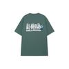 Li Ning Urban Outdoor Collection T Shirts Men's Mugwort Green Crew Neck Moderate Straight Fit AHSR983-2