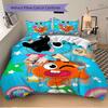 3Pcs Gumball Darwin Adventure Bedding Set Quilt Cover Pillowcase Home Christmas Xmas Halloween Gift 1 Duvet Cover 2 Pillowcase M929349