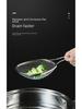 Large Japanese Stainless Steel Mesh Colander Spoon for Noodles, Dumplings, and Hot Pot