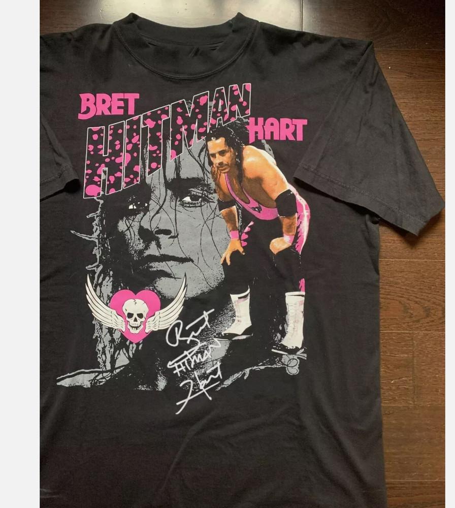 Редкая Коллекция Бретт Харт Подарок для Фаната Черная S-2345Xl Футболка S