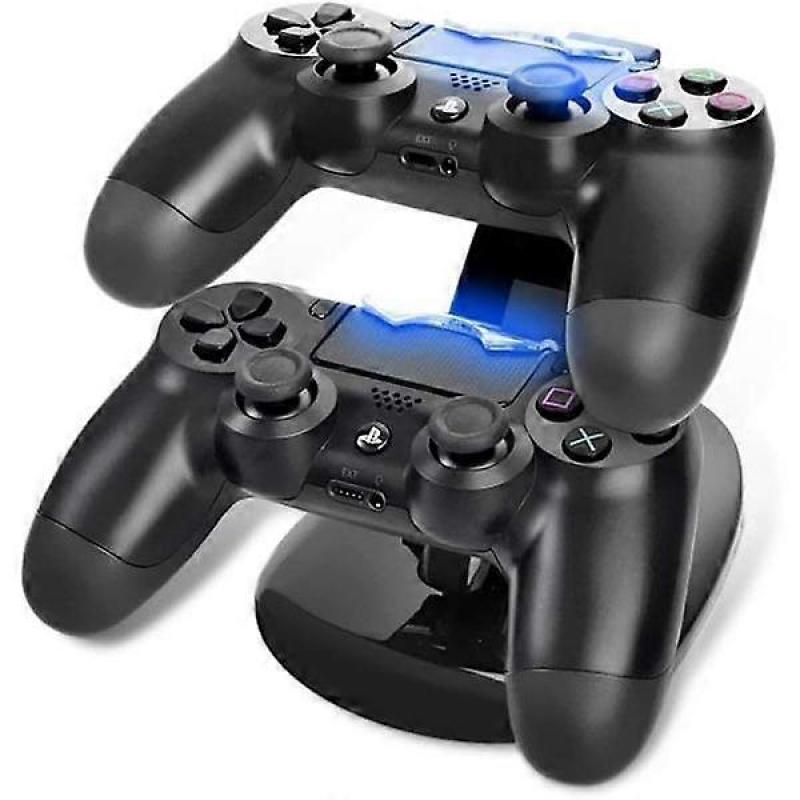 Controller Charger Compatible with PS4, Playstation 4 Game Dualshock 4 Dock Charging Stand Holder