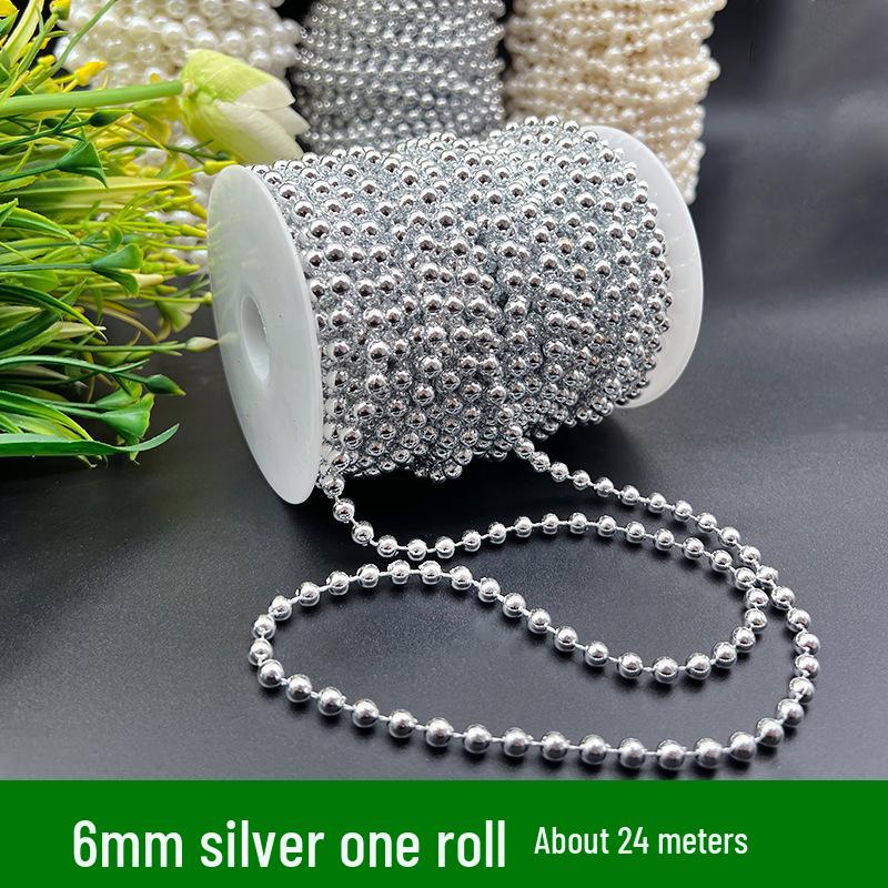 Adjustable 6-14mm Pearl Strand Chain for DIY Wedding Decor