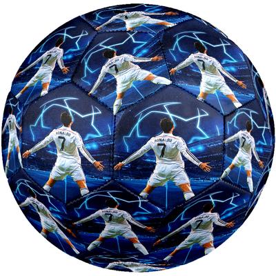 Ronaldo's Skyward Leap Soccer Ball Size 5 Football Machine-Stitched Indoor/Outdoor Universal Football Sports Enthusiast Gifts