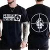 2026 Herren T-Shirt Public Enemy T-Shirt Fight The Power Sommer Baumwolle Herren Damen T-Shirt Kurzarm T-Shirts Streetwear Lässig Trendig