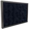 Pin Badge Frame 5767 A4 Size x Acrylic of indoor UV Black x Suede Black (210 297) UV-Cut (cuts 98% rays)