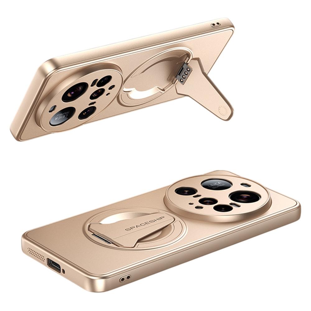 For Xiaomi 15 Ultra Case Compatible with MagSafe Hidden Kickstand Skin-Feel Matte PC TPU Phone Back Cover