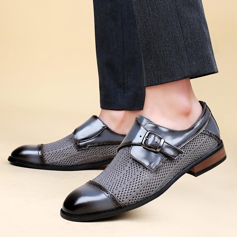 Fashion Luxury Men's Shoes Elegant Gentleman  Design Style Daily Formal Dress Party Outdoor Casual Fashion Shoes Breathable