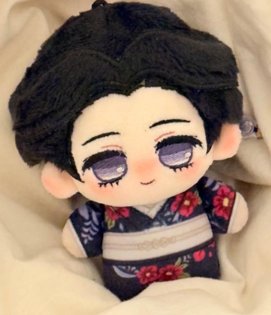 10Cm Anime Demon Slayer Yushiro Tamayo Plush Doll Printed Kimetsu No Yaiba Stuffed Plush Toy Keychain Dolls Collect Gift