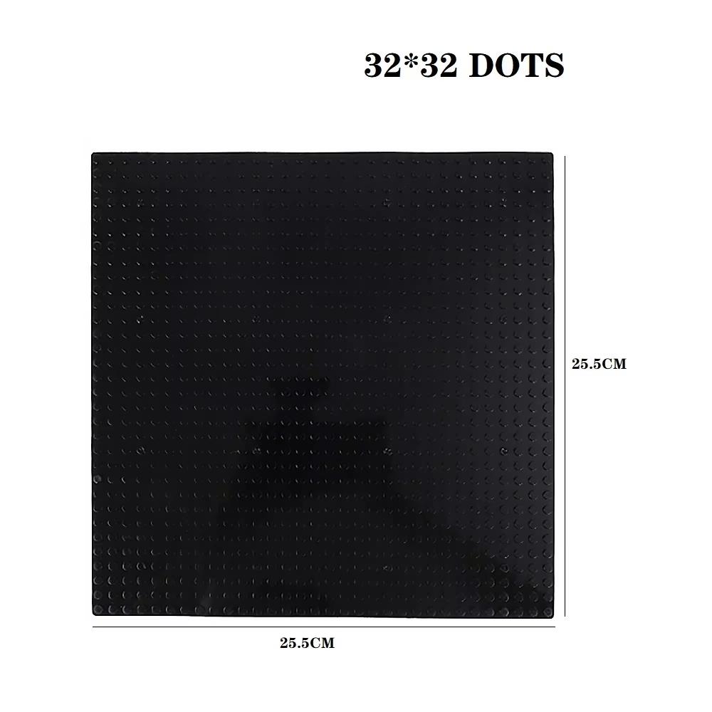 Classic Baseplate 32x32 Dots Building Blocks Bricks Base Plates DIY Plastic Board Building Blocks Baseplates Construction Toys