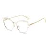 Cat Eye Anti-Blue Light Glasses Women Men Oversized Optical Frame Eye Protection Ultra Light Eyeglasses Office Computer Goggles