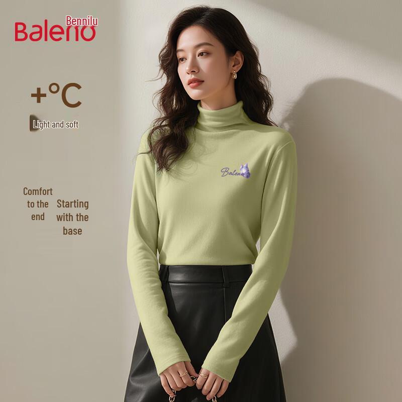 Baleno Women s Thermal Slim-Fit Semi-High Collar Base Shirt L