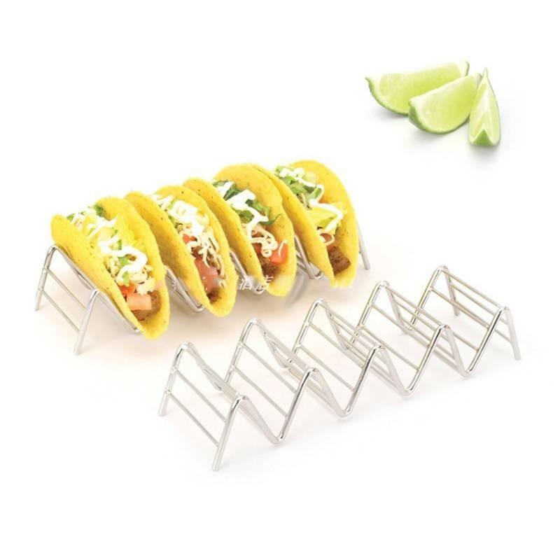 Modern Stainless Steel Taco Clamps For Safe Cooking And Serving Of Delicious Corn Tortilla Chips