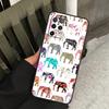 Funda Adorable de Elefante Bebé Para Oppo A38 A18 A58 A78 A98 A79 A40 A60 A80 A16 A76 A96 A15 A74 A94 A54 A77 A17