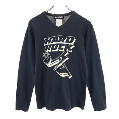 HYSTERIC Made In Japan Logo Print Long Sleeve T-shirt FREE Ron T Women Used