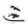 Alternator Bracket Drivers Side For Small Block Chevy Engines with Short Water Pump Chevy 265 283 327 350 Engines Black