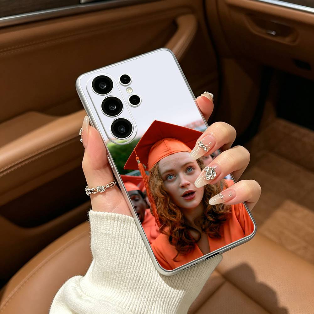 Hit Drama Actress -S-Sadie Sink Clear Phone Case for Samsung S25, S24, S21, S22, S23, S30, Ultra, S20, Plus, FE, Lite