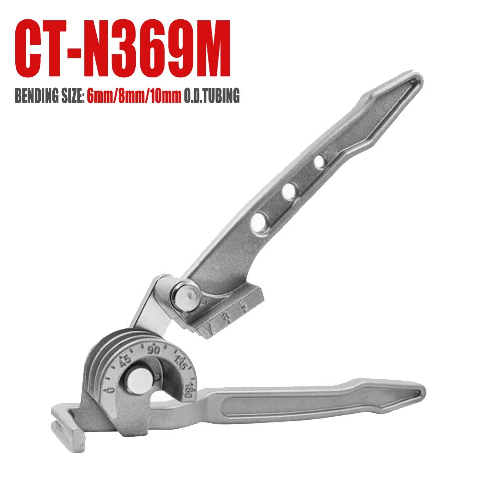 180° Pipe Bender, Suitable For Imperial 3/8, 1/4, 5/16, And Metric 6/8/10mm Fine Copper, Brass, Steel, And Aluminum Pipes 275mm