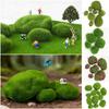 2/4/6/10PCS Micro Landscape Artificial Moss Rocks Green Miniature Figurine  Landscape Making