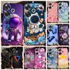 Cases For POCO F6 Cover Cute Astronaut Fashion Shockproof Soft Bumper For Xiaomi POCO F6 Coque For POCOF6 F 6 2024 Phone Capa
