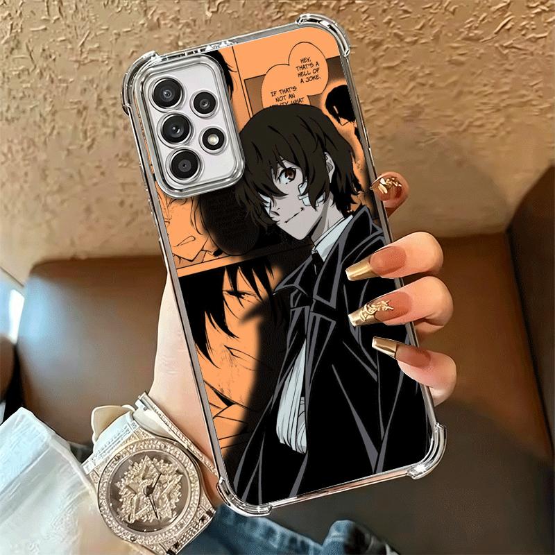 Bungo Stray Dogs Manga Plating Phone Case For Samsung A17 A07 A37 A57 A16 A56 A15 A55 A14 A54 A13 A53 A26 A36 A25 A35 A24 A34 A2