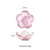 Cherry Blossom Sauce Dishes Small Glass Dish Sauce Bowl Gold Inlay Ice Cream Small Dinner Plates Kitchen Supplies