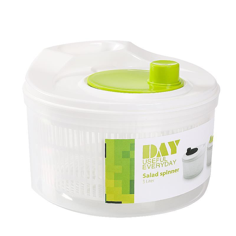 Manual Salad Spinner & Vegetable Dehydrator Basin with Fruit Drainer