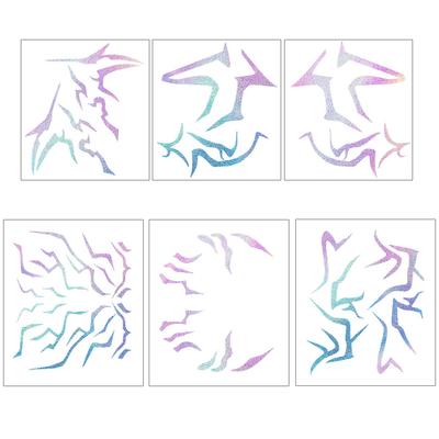 Lumi's Role-playing Prop Laser Tattoo Stickers, Suitable for Temporary Tattoo Decoration At Festival Parties