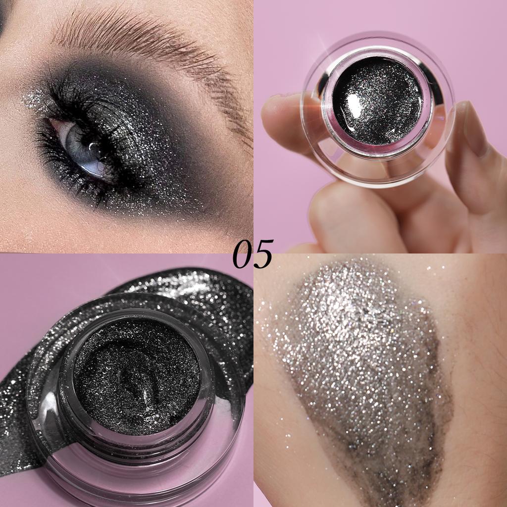 7 Color Liquid Eyeshadow Waterproof, Non-sticky Rmt Highlighter & Smoky Eyeshadow with Vivid Color Payoff Cosmetics