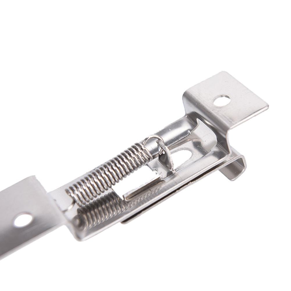 Rectangular Car License Plate Frame Holder License Plate Stand Trailer Number Plate Clips Spring Loaded Stainless Steel Bracket