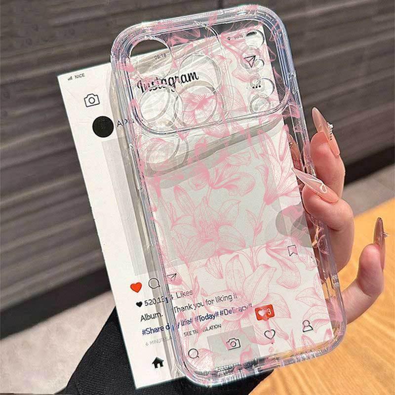 Simple Love Heart Bow Polka Dot Clear TPU Phone Case For IPhone 17 16 15 Plus 11 13 14 Pro Max 17 Air 12 Mini 16E IPhone17 Cover