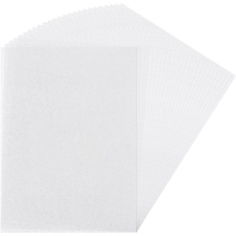 

HHO-Shrink-Art Paper For Crafts DIY Keychain Making 25PCS Shrink-Plastic Sheets, 8X6in