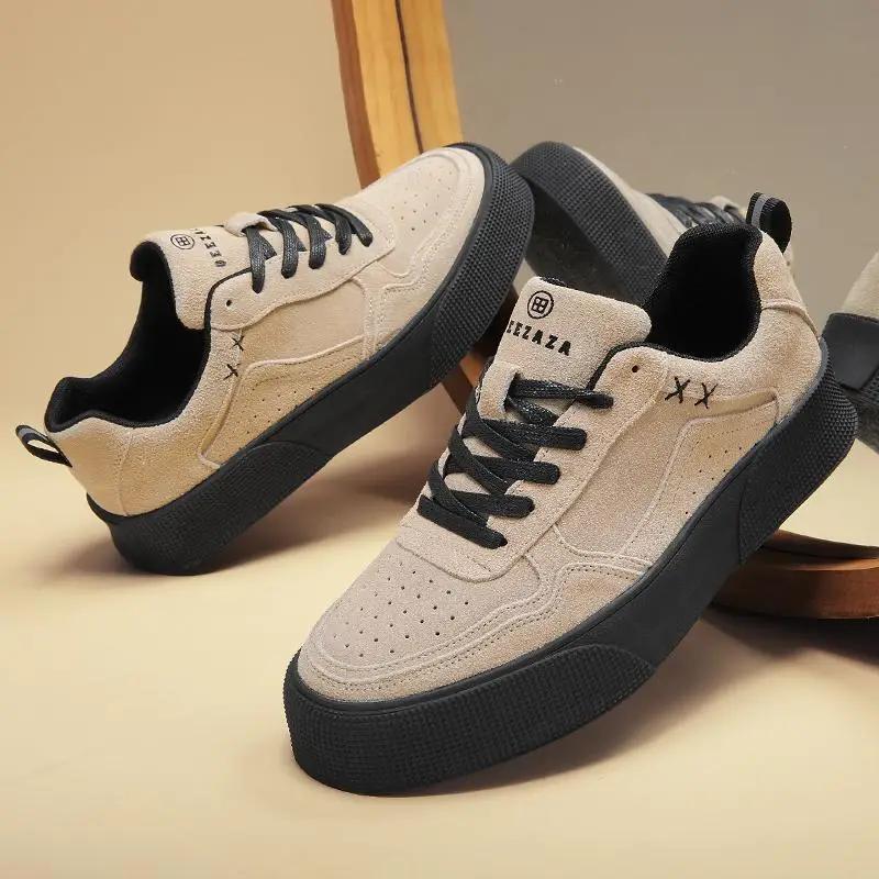 Leisure Chunky Sneakers Fashion 2024 Casual Shoes for Men Elegant Classic Original New In Adults Work High Quality Sale Man Shoe