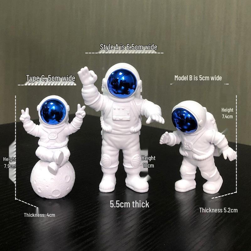 Astronauten-Figur-Ornament für Wohnzimmer oder Kinderzimmer - Weihnachtsgeschenk-Deko Weltraumfahrer