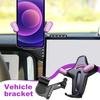 Phone Mount For Car 360 Degree Rotation Adjustable Cradle Car Dashboard Cell Phone Stand For Truck Vehicle Auto Pickups Scooter
