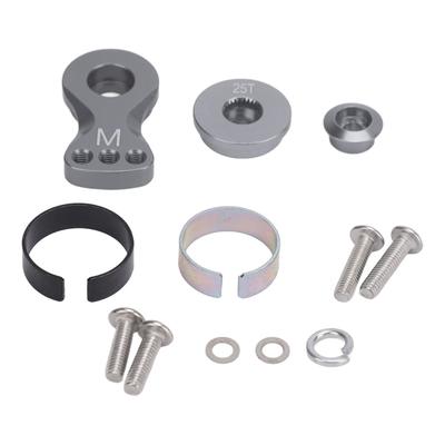 25T Servo Saver Einstellbar Aluminiumlegierung Universeller Servoarm Ersatz für 110 RC Autos M 29,5mm