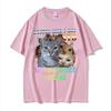 Doctor Said Icot Std Skibidi Toilet Disease Funny Cat Meme Tee Shirt Unisex Women Clothing Kawaii Cute High Quality Cotton Tshirts