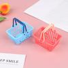 Shopping Basket Toys Kids Mini Supermarket Shopping Hand Basket Model Dollhouse