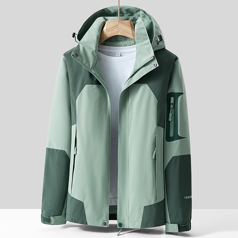 Outdoor Thin Windproof Waterproof Jacket Men's Spring and Autumn Single-layer Couple Mountaineering Jacket Women's Loose Jacket